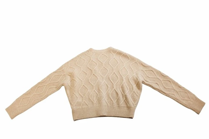 Merino Wool V Neck Cardigan Women's