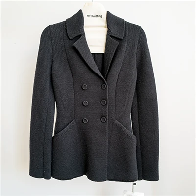 Cóta Blazer Olann Dubh