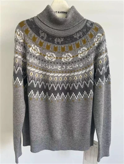 Roth Ferris Jacquard geansaí