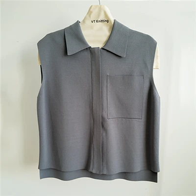 Seaicéad Cniotáilte Retro Grey na bhFear