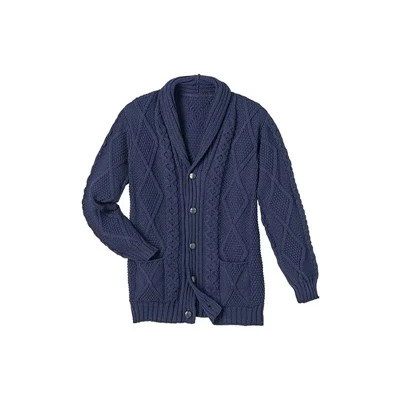 Olann Mens Cardigan le pócaí