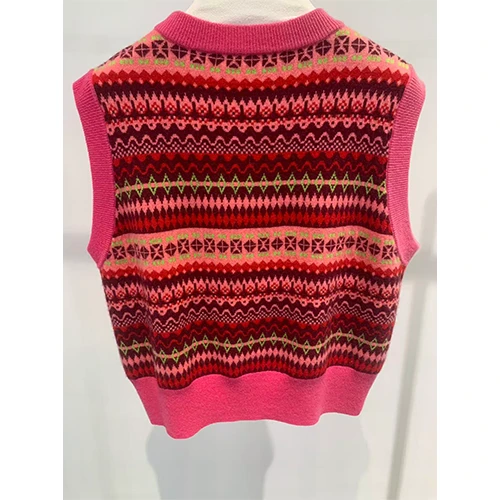 Wholegarment Knitted Sleeveless Sweater Vest high quality Wholegarment Knitted Sleeveless Sweater Vest high quality