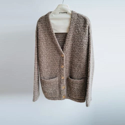 Olann na mBan Cardigan le pócaí